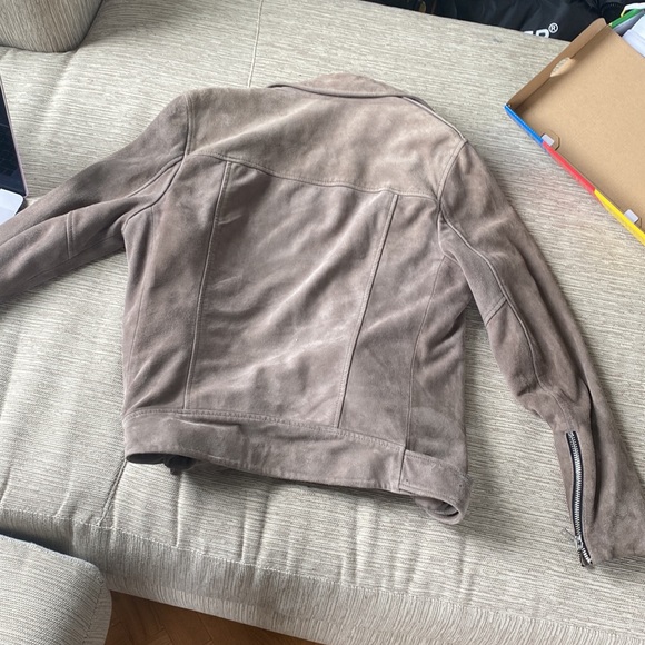 EPIC AllSaints Suede Leather Jacket - Picture 4 of 4